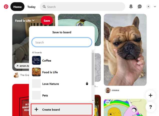 how to create a board on pinterest